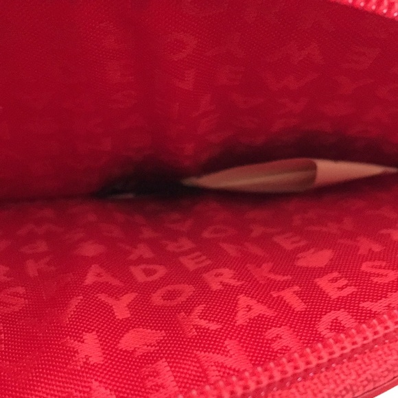 NWT Kate Spade Red Leather Chili Pepper Coin purse Wallet Keychain FOB Bag Charm - Picture 5 of 7